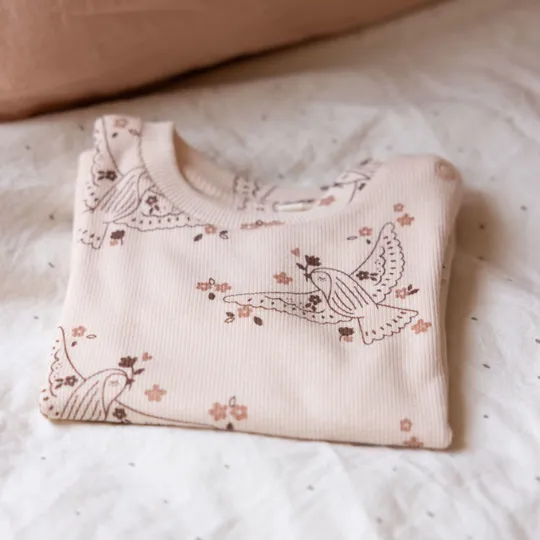 Feetje Pyjama Betsy Bird - Premium Sleepwear - Gr. 116 - Rosa