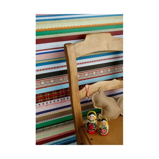Studio Ditte Tapete Bunte Bänder