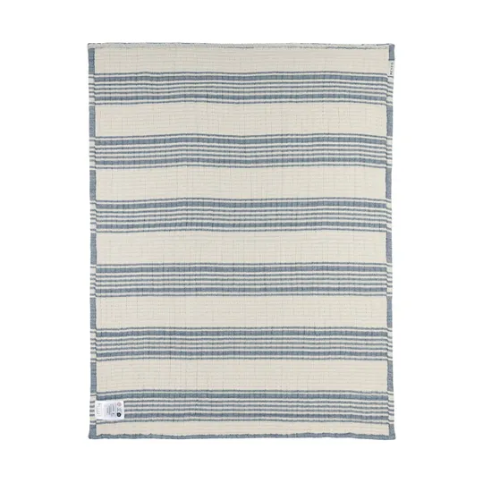 Meyco Babydecke - Hydrophile Jacquard Stripe - Indigo - 75x100 cm
