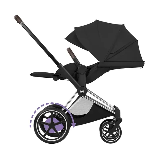 Cybex Kinderwagen 2-in-1 - e-Priam 5 Style - Chrome Brown Frame