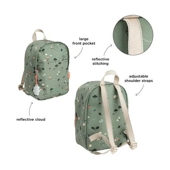Done By Deer Rucksack – Tiny Trails – Grün – 7,5 l