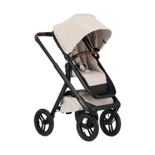 Dubatti One E6 Kinderwagen Dark Brown | Kindersitz| Base