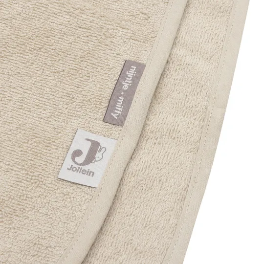 Jollein Badeponcho Nijntje Uni - Frottee - Warm Sand