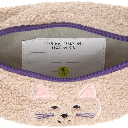 Lässig Kids Bauchtasche - Team Cat - Beige