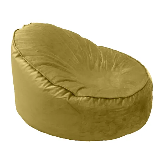 Overseas Velours Kids Sitzsack - Ochre