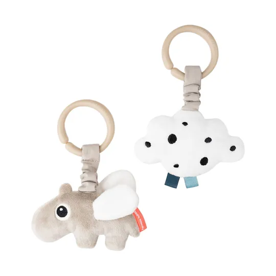 Done By Deer Happy Clouds Spielzeug – 2 Stück – Sand