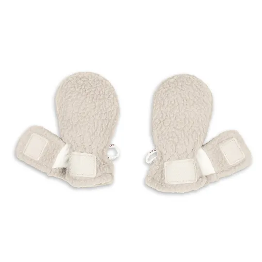 Lodger Fäustlinge - Teddy Fleece - Birch - 0-12 Monate