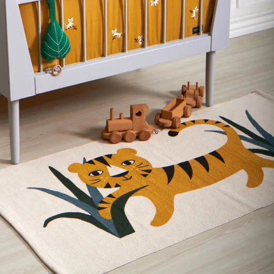 Roommate Tiger Teppich Yellow Ochre