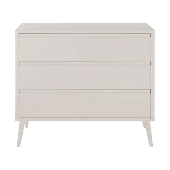 Europe Baby Sterre Babyzimmer Oatmeal / Oatmeal | Bett 60 x 120 cm + Kommode