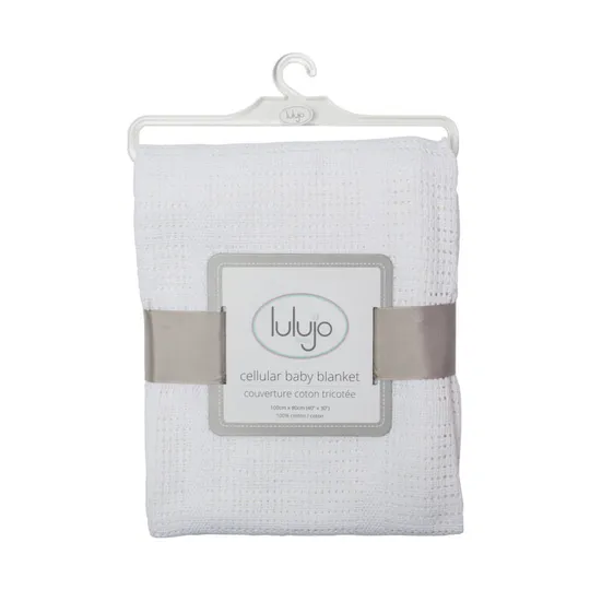 Lulujo Decke 80 x 100 cm Weiß