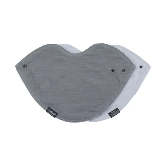 KipKep Kisses4You 3-in-1 Lätzchen XL – Grey