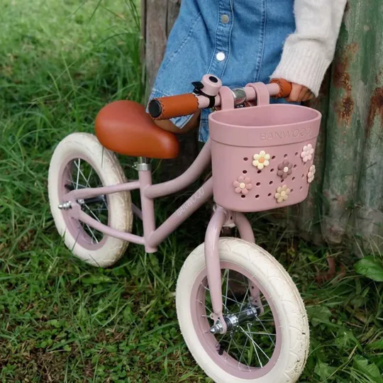 Banwood Pin & Ride Lenkerkorb - Raspberry