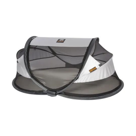 Deryan Travel-Cot Baby Luxe Silver