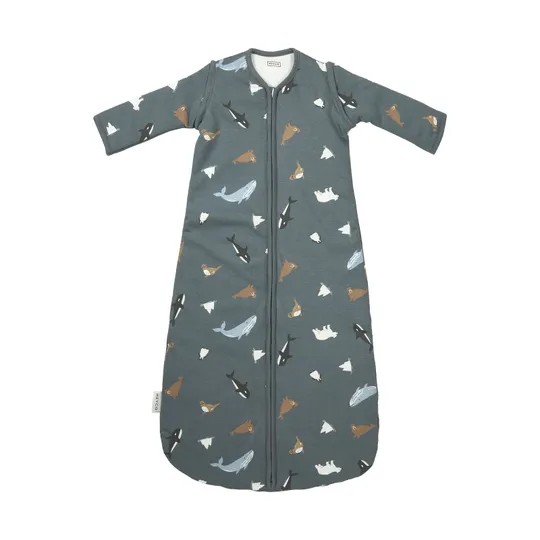 Meyco Slaapzak gevoerd afritsbare mouw jersey Arctic Multicolour 60cm - 326.265.00.17