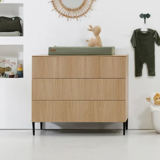 Kidsmill Levi Kommode - Inkl. Runden Möbelfüßen - Eiche