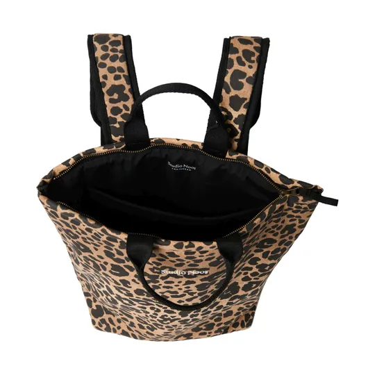 Studio Noos Rucksack - Brown Soft Cotton Leopard