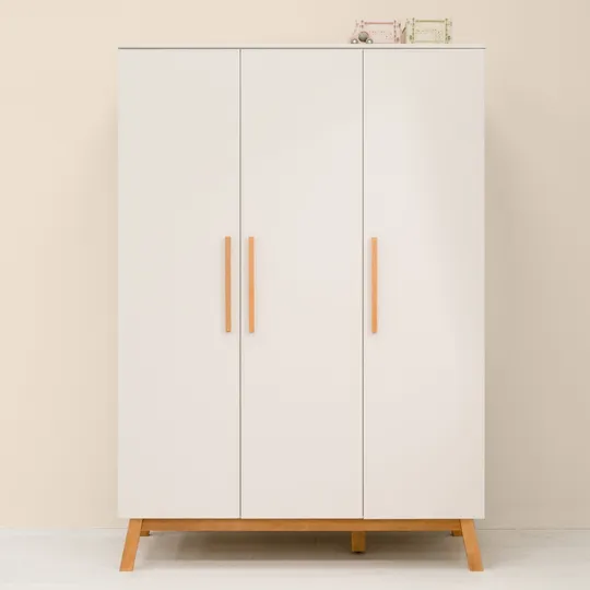 Bopita Kaleo Kleiderschrank 3-türig - Rose Wood