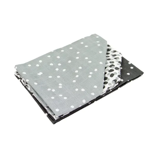 Briljant Baby Spots Hydrophiles Tuch, Iron, 3 Stück