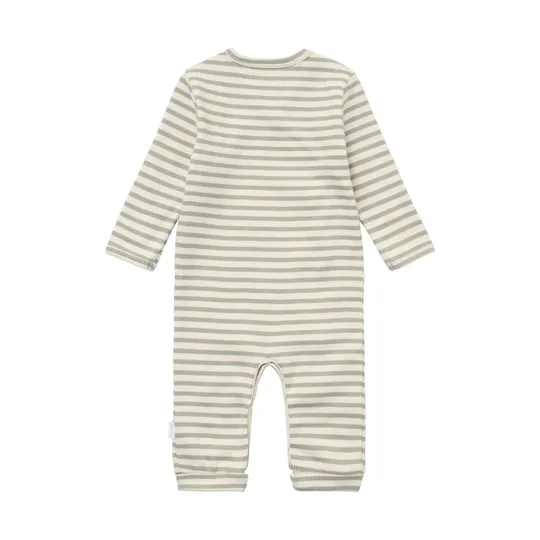 Noppies Langarm Strampelanzug Stripe – Größe 56 – Iceberg Green