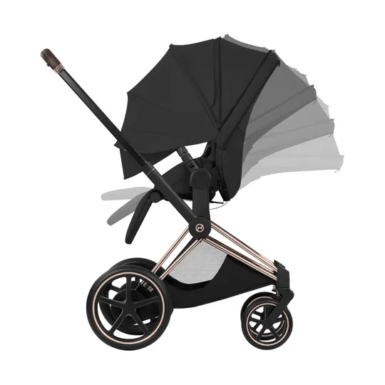 Cybex Kinderwagen 2-in-1 - e-Priam 5 Style - Rosegoldenes Gestell