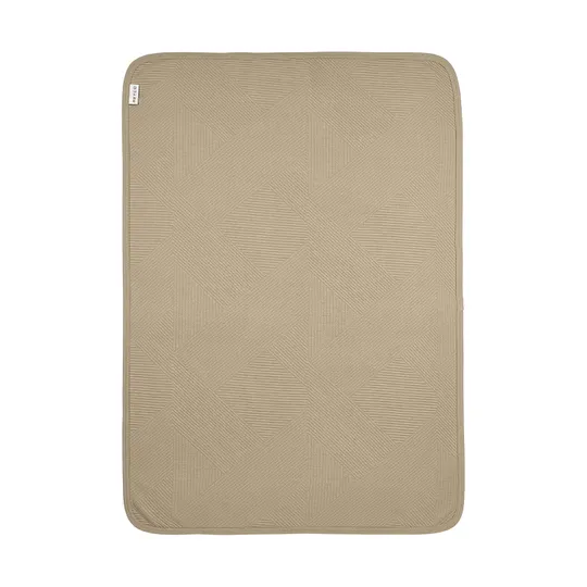 Meyco Strickdecke – Pure – 75 x 100 cm – Jacquard – Taupe