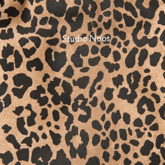 Studio Noos Mom Bag - Brown Soft Cotton Leopard