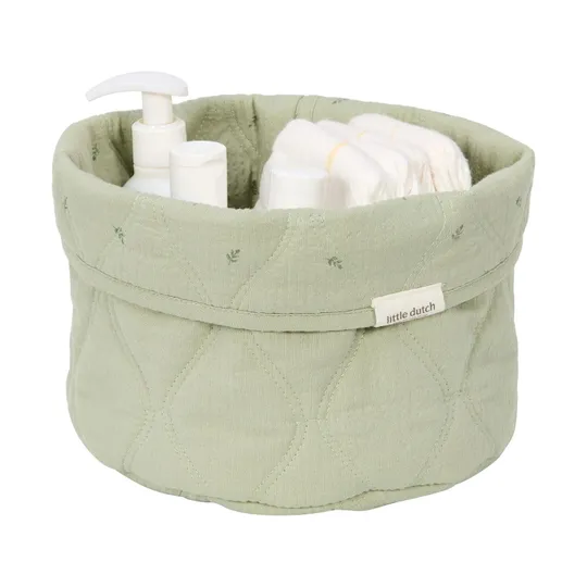 Little Dutch Kommodenkörbchen Klein – Pure – Sage – 20 x 15 cm