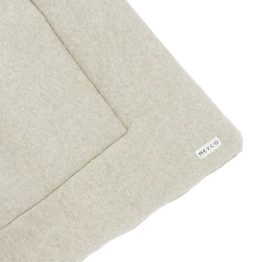 Meyco Knit Laufstallteppich 77 x 97 cm Sand Melange