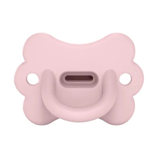 Suavinex Schnuller Schmetterling - Colour Essence SX Pro - 0‑6 Monate - Silikon - Rosa