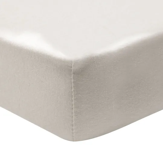 Jollein Spannbettlaken - 70/75x140/150 cm - Jersey - Sand