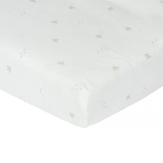Nanami Wickelunterlagenbezug - Bird - Off-White