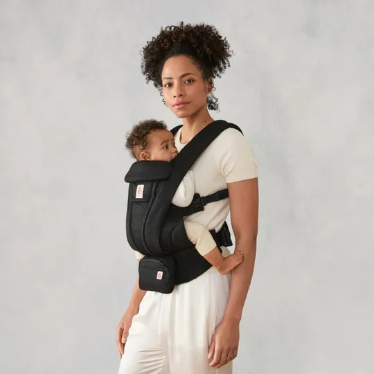 Ergobaby Omni Deluxe Mesh Babytrage - Onyx Black