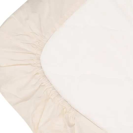 Witlof For Kids Ruffle Tuck-Inn Bettlaken - 60 x 120 cm - Off White
