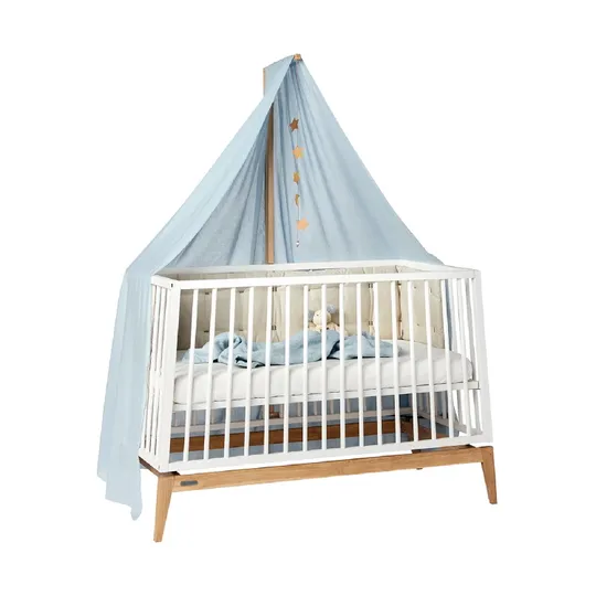 Canopy for Linea and Luna baby cot, Dusty blue 700821-64