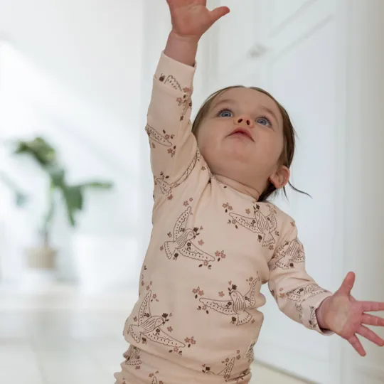 Feetje Pyjama Betsy Bird - Premium Sleepwear - Gr. 122 - Rosa