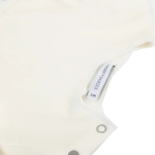 Bamboom Langarmshirt Creme 3 Monate