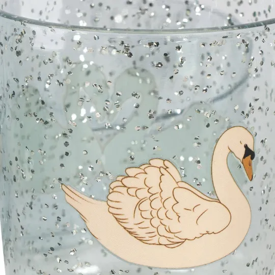 Konges Sløjd Geschirrset Sparkly - Swan Blue