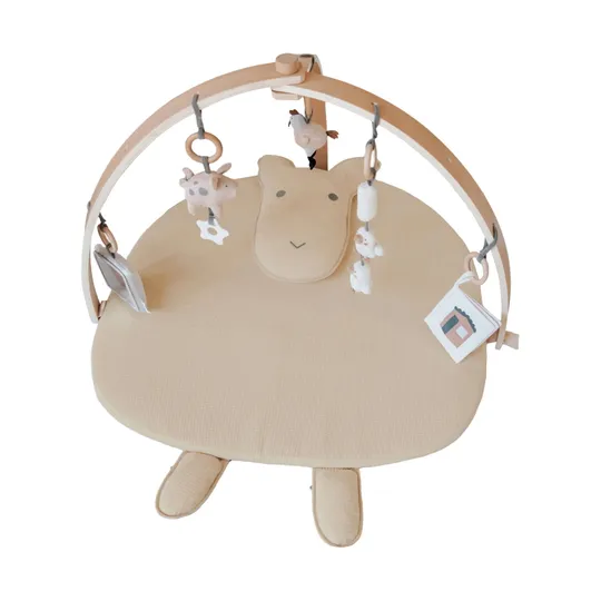 Bamboom Spielmatte mit Holz Mobile Armen - Sheep