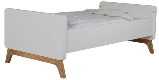 Europe Baby Babybett - Iglo - 70 x 140 cm Inkl. Juniorseiten - Weiß