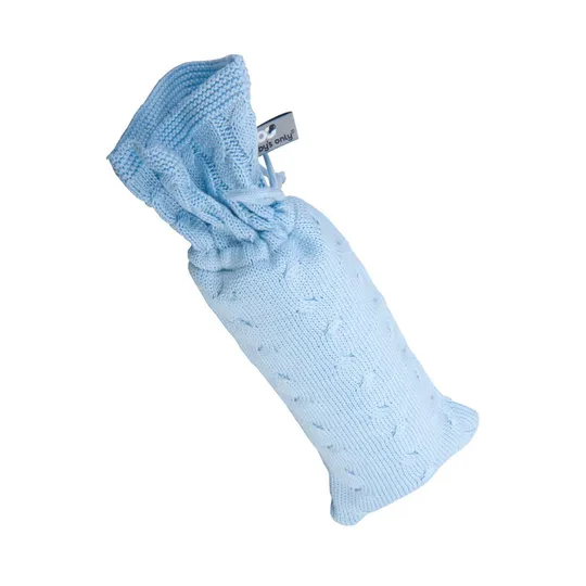 Baby's Only Kabel Uni Wärmflaschenbezug Babyblau