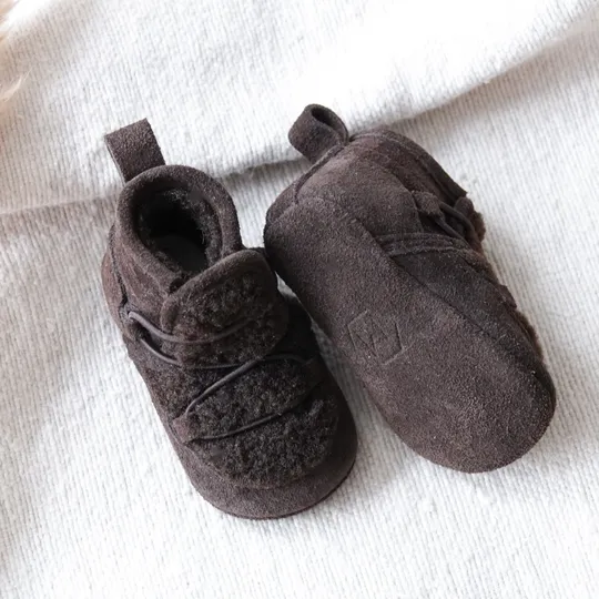 Mavies Teddy Boots – Größe L – Braun