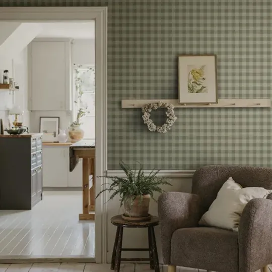 Sandberg Tapete – Harry – Forest Green