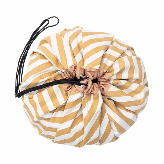 Play & Go Stripes Spieltasche Mustard