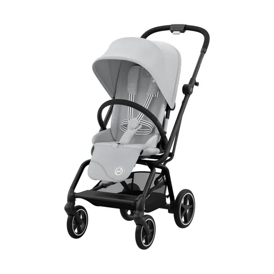 Cybex Eezy S Twist+ 2 Buggy - Black - Fog Grey / Light Grey