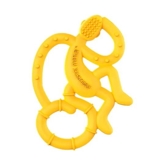 Matchstick Monkey Mini Monkey Beißring Gelb
