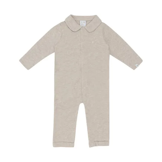 Klein Baby Polo Strampler - Gr. 68 - Beige Melange