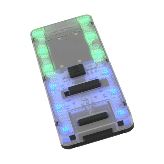 BERG Nexo Roller Faltbar Mit Beleuchtung + LED Deck - Mint