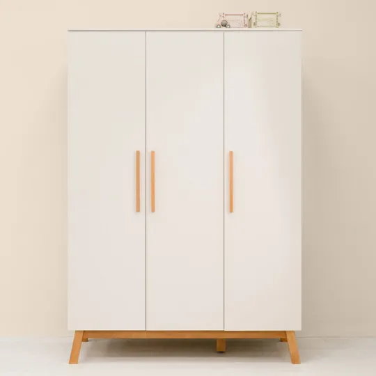 Bopita Kaleo Kleiderschrank 3-türig - Rose Wood