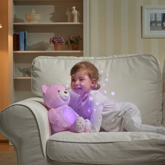 Chicco First Dreams Baby Projektor Teddybär Pink