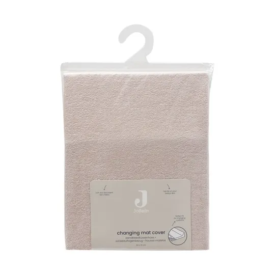 Jollein Aankleedkussenhoes Badstof 50x70cm - Silk Rose - 550-503-68209